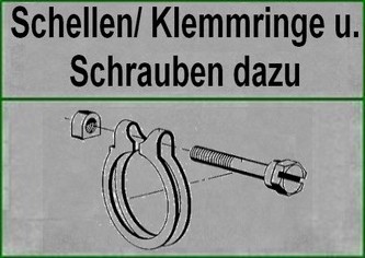 Schellen-Schrauben, Klemmschrauben